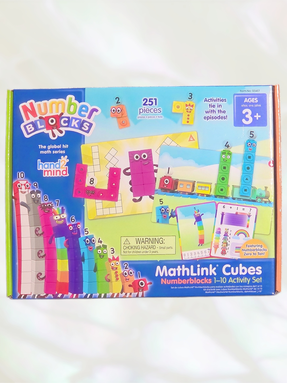 Number Blocks - MathLink Cubes - 1-10 Activity Set - Picture 4 of 5